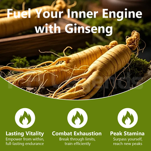 OEM ODM Ginseng estratto in polvere stimolare l'appetito aumentare la massa corporea integratore di Ginseng a base di erbe - Product Image 2