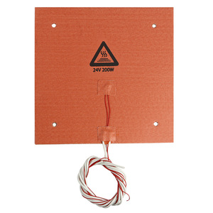 Coussin chauffant LiYingChuangxin 235x235mm 24V 200W en silicone pour imprimante 3D Ender-3 - Product Image 5