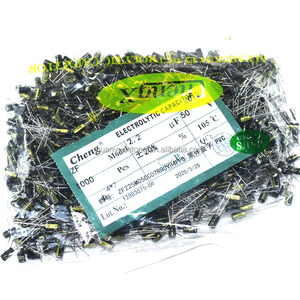 Condensador electrolítico de aluminio 16V <span class=keywords><strong>25V</strong></span> 50V <span class=keywords><strong>1uF</strong></span> 2,2 uf 4,7 uf 10uF 47uF 100uF - Product Image 5