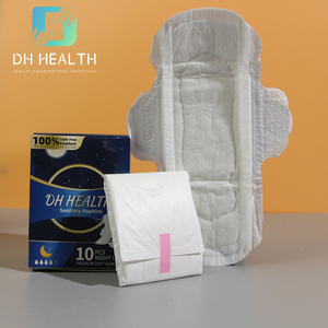 DH Toallas Sanitarias Femeninas Transpirables con Alas, Tacto de Algodón, Flujo Abundante 240mm, 40 Unidades |   Certificado GOTS |   Periodos Menstruales - Product Image 1