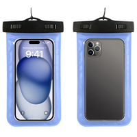 HANTANG Sac de couverture de téléphone portable en PVC étanche pour le sport écologique Sac d'accessoires pour activités nautiques en plein air
