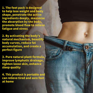 Lot de perles détoxifiantes pour les pieds au gingembre et aux herbes 100 % naturelles, parfum citron, apaisantes, modelantes, amincissantes et adoucissantes pour les pieds. - Product Image 5
