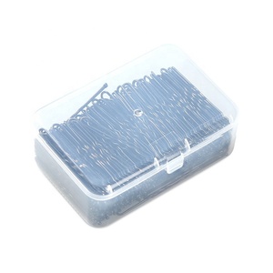 GENYA 180 Pack of U Shape <strong>Bun</strong> <strong>Hair</strong> <strong>Pins</strong> Shaped <strong>Pins</strong> With Box and Storage Bag - Product Image 3
