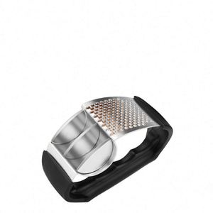 Stainless Steel Manual Garlic Press Crusher PP Plastic Vegetable <b>Kitchen</b> Accessories <b>Gadget</b> - Product Image 2