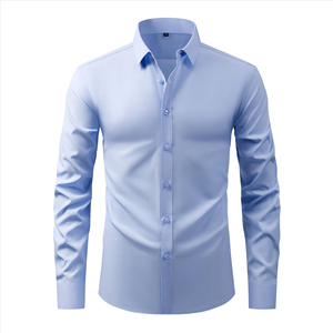 <span class=keywords><strong>Camicia</strong></span> Formale da <span class=keywords><strong>Uomo</strong></span> di Alta Qualità, Personalizzata, a Maniche Lunghe, Stampa Estiva, Senza Pieghe, Senza Bisogno di Stiratura, per Ufficio - Product Image 4