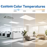 Bureau moderne aluminium LED plafonniers gradation réglable maison intérieur linéaire LED surface monté vers le bas panneau lumineux ligne lumière