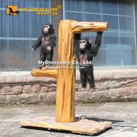 Décoration de zoo MYDINO Modèle de singe grandeur nature à simulation élevée