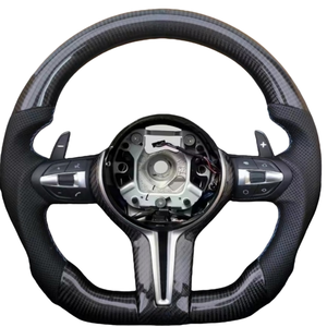 BMW E90 F10 F30 F31 F32 F36 F20 E92 E60 X6 E71 F20 F36 E70 M3 M5 Siyah Delikli Deri Karbon <span class=keywords><strong>M</strong></span> Sport Direksiyon Simidi - Product Image 5