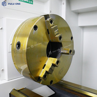 Torno CNC de Alta Resistencia QK1313 con Sistema de Control GSK, Alta Rigidez, Gran Diámetro del Husillo para Fabricación de Roscas de Tuberías y Piezas Automotrices