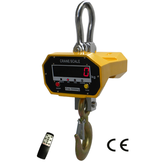 Heavy Duty OCS Model Digital Crane Scales Weighing Scale Hanging Scale 1 Ton 2 Ton 3 Ton 5ton 10ton with Wireless Remote Control