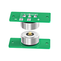 Conector Magnético N45 de 10 mm y 600 gf, Carcasa de ABS, Bola de Acero, Pin Pogo Chapado en Oro, 12 V 5 A, Soldadura PCB, Par Macho-Hembra