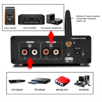Bxii-amplificateur à tube sous vide BT 5.0, préamplificateur pour casque d'écoute, mini-amplificateur, pour home cinéma, new