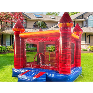 Moonwalk Commercial Grade <b>Inflatable</b> House Water Slide Children's Playground Jumping Castle for Kids <b>Inflatable</b> Castles I - Product Image 1