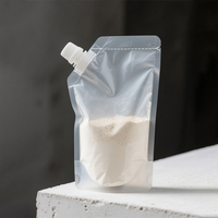Pochette debout écologique sans BPA sac d'emballage de jus de boisson en plastique transparent personnalisé pochettes pour boisson