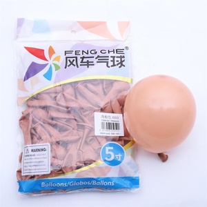Premium Kalite Küçük 5 inç Feng Che Düğün Doğum Günü Partisi Kutlama Süsleme Ürünleri Yuvarlak Şekilli Lateks Hava Balonu - Product Image 2