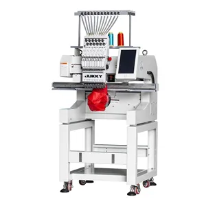 JUKKY 1201 Hochwertige automatische Einkopf-Stick maschine mit 12 Nadeln Industrielle Stick maschine voll automatisch