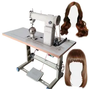 Industrial Full Hair Lace Net Normal Trendy Wigs Hair Sewing Lace Wig Making Machine Sewing for Wigs