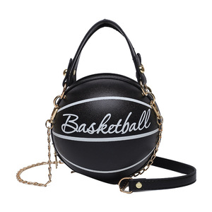 Bolsa Redonda Personalizada para Mulheres, Nova Bolsa de Ombro com Cadeado para Outono e Inverno 2025, Bolsa de Basquete e Futebol - Product Image 5