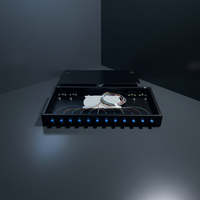 Boîtier de terminaison optique 19 pouces pour câble à fibre optique à fusion SC, compatible FTTH, type rack, adaptateur pigtail, panneau de brassage Bangbang