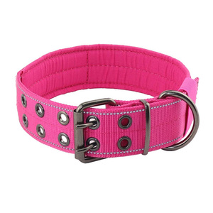 Cinturón de alta resistencia personalizado, Correa ancha y gruesa de nailon fuerte, Pitbull Collar para perro de gran tamaño con hebilla de Metal - Product Image 4
