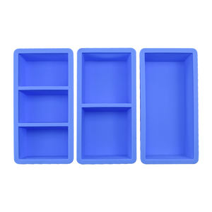 Cubes à soupe 3 tasses Plateau congélateur en silicone avec couvercle-Récipient <span class=keywords><strong>de</strong></span> préparation <span class=keywords><strong>de</strong></span> repas facile-Moule en silicone pour le stockage <span class=keywords><strong>de</strong></span> la soupe et <span class=keywords><strong>des</strong></span> aliments - Product Image 4