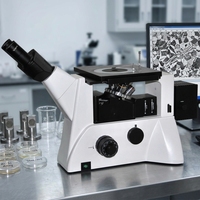 50X-500X DIC Inverted Metallurgical Microscope