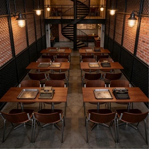 Vente en gros OEM ODM de mobilier de salle à manger, fauteuils, tables et chaises pour bistro, <span class=keywords><strong>café</strong></span>, restauration commerciale et restaurants - Product Image 4