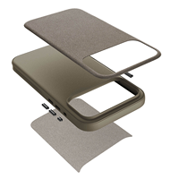 Étui de téléphone personnalisé en cuir PU de luxe pour la série 17, fermeture magnétique, protection antichoc, étanche, protection améliorée de l'appareil photo