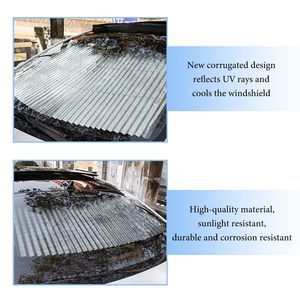 Printed Car Windshield Sun <b>Shade</b> Retractable Sunshade for Auto Sun Visor Protector - Product Image 3