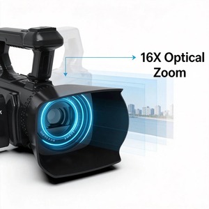 <span class=keywords><strong>Appareil</strong></span> d'enregistrement vidéo numérique avec zoom optique 16x, 48MP, 2.7K, vision nocturne, écran rabattable, caméra <span class=keywords><strong>pour</strong></span> vlog, voyage, créateur de contenu - Product Image 4