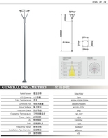 Oasislux nuevo diseño hueco moderno bolardo Toro lámpara IP65 CE CC para jardín al aire libre calle LED alumbrado público