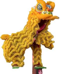 China Tamaño normal China Rendimiento Traje de danza del león Cultura China Bailando León Traje de danza del león <span class=keywords><strong>Dos</strong></span> <span class=keywords><strong>personas</strong></span> - Product Image 1