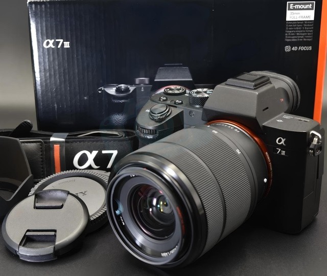 HFT Professional Alpha A7 III Digital Camera with 28-70mm F3.5-5.6 OSS Mirrorless Full-frame 4K UHD Video Cheap Camera SD Card