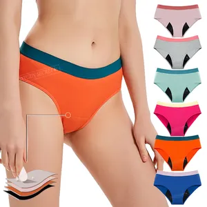 No leak cotton waterproof underwear young girl period undies ropa interior menstrual culotte menstruelle teens period underwear