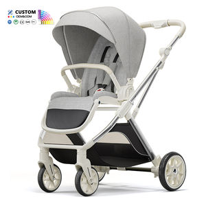 Poussette bébé à siège réversible en gros, vue haute, légère, pliage facile, poussette confortable pour bébé, landau - Product Image 4