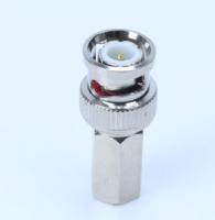 Adaptateur BNC mâle professionnel, connecteur coaxial RF, connecteur coaxial BNC mâle à visser, connecteur coaxial RG59/RG6