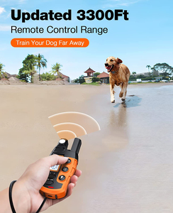Neues 3300FT Remote <span class=keywords><strong>Dog</strong></span> Trainings halsband mit Warnton, Vibration, Schock wiederauf ladbar und wasserdichtem Schock halsband für Hunde - Product Image 3