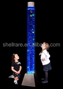 Tube à bulles acrylique de pilier d'eau de lumière led brillant personnalisé pour la décoration de fête - Product Image 6