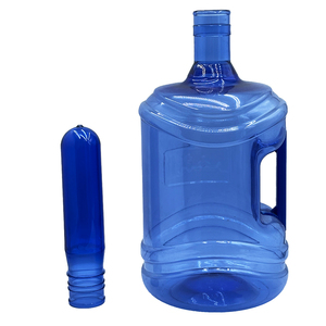 <span class=keywords><strong>Precio</strong></span> bajo, tamaño de cuello de 55mm, azul transparente, jarra de agua de 20 litros y 5 galones con asa, preforma para mascotas para embalaje de aceite y bebida - Product Image 1