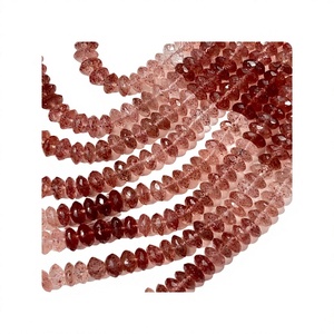 Cuentas de Cuarzo Rosa Sombreado Natural al por Mayor, Corte Alemán, Facetadas, Grado AAA, Lujo, 4mm, Certificadas CCGTC - Product Image 1
