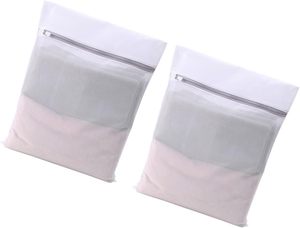 Bolsa de lavandería de malla de poliéster 100% personalizada para uso en el hogar, la escuela y los viajes-Protege delicados Varios tamaños disponibles - Product Image 3