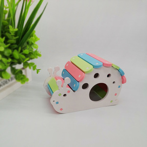 Giuntura a forma di lumaca criceto color arcobaleno casa nascondi e cerca casa animali domestici criceti giocattoli - Product Image 6