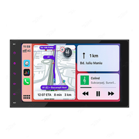 Reproductor de DVD para coche con pantalla táctil IPS universal de 9 pulgadas, Bluetooth, WiFi, navegación, Carplay inalámbrico, Android Auto para Toyota