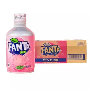 फैन टा शीतल पेय पेय जापानी सोडा जापानी फेंटा स्वाद सफेद आड़ू 300 मि.ली