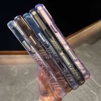 Étui transparent en cristal pour iPhone 17 Air, couverture de téléphone portable magnétique anti-dérapante pour iPhone 16 Pro Max 15 Plus