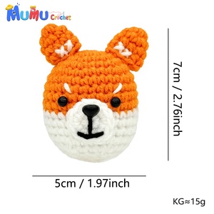 Llaveros Amigurumi de Ganchillo Hechos a Mano al por Mayor, Adornos Lindos de Dibujos Animados para Bolsos, Regalos de Energía Positiva y Apoyo Emocional - Product Image 2