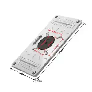 Woodworking Trimmer Chamfering Plate Carving Machine Bakelite Milling Guide Table Chamfering Plate Mounting Table