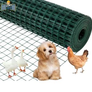 4x4 màu xanh lá cây PVC tráng hàn dây lưới hàng rào vuông lỗ hình dạng hàng rào <span class=keywords><strong>Net</strong></span> - Product Image 1