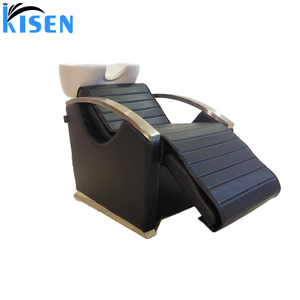 Kisen Stations de lavage pour salon de coiffure, avec bac à shampoing, fauteuil de lavage et chaises, pour fabricants de mobilier de salon - Product Image 1