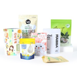 Sacs alimentaires en plastique de plusieurs variétés pour fruits secs biologiques, pochette refermable avec impression, emballage pour fruits secs - Product Image 1